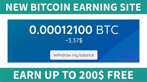 bitcoin earning site.